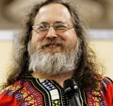 Foto van RMS, voorvechter van Free Software